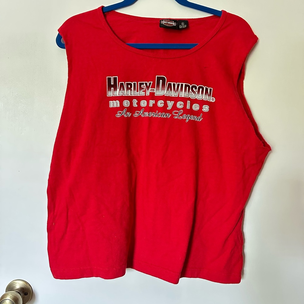 Harley-Davidson Vibrant Red Tank Top